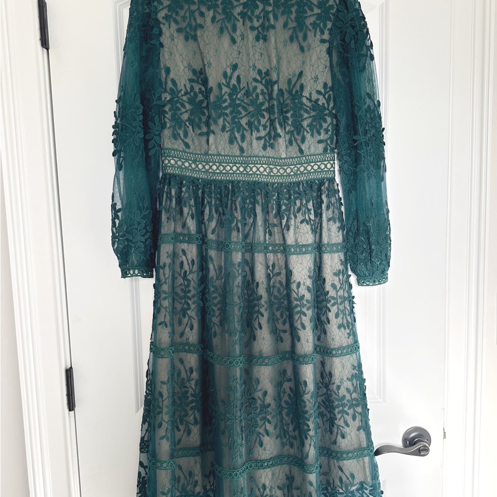 Ivy city co Sicily dress size S green